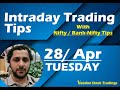 Intraday Jackpot for 28 Apr | Free Intraday Trading Tips | Intraday Trading Strategies For Beginners