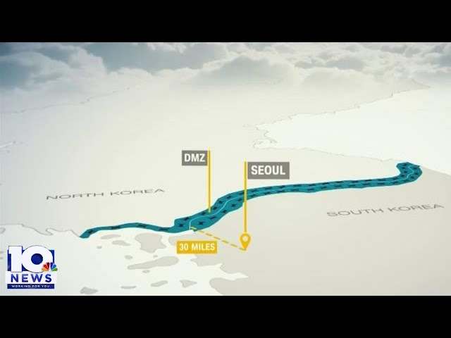 North And South Korea Border Length Miles North Korea Building Border