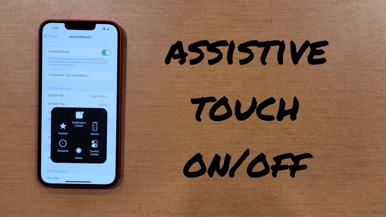 How to Turn Assistive Touch on and Off iPhone 13 / Pro - YouTube