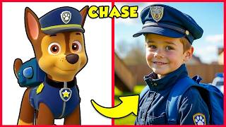 Paw Patrol Characters as Humans 😱 + Guess The Voice Quiz 🥰Chase👮Marshall👩‍🚒Skye👷Rocky💚