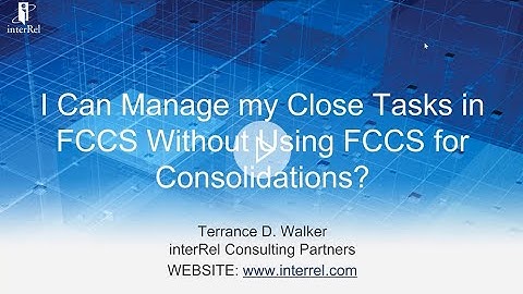 I Can Manage my Close Calendar in FCCS Without Using FCCS for Consolidations?