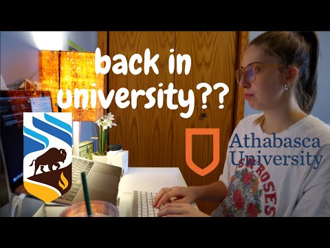 DAY IN THE LIFE! | I AM A UNIVERSITY STUDENT AGAIN??? UNIVERSITY OF MANITOBA OR ATHABASCA UNI??
