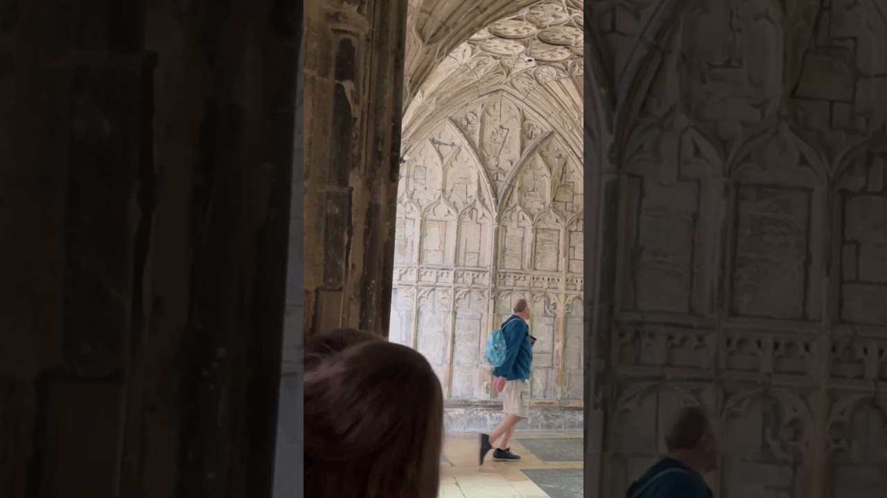 Troll in the Dungeon of Hogwarts. Gloucester cathedral 