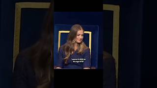 Leonor is successful just in age 18