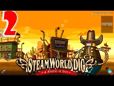 Видео: SteamWorld Dig Прохождение игры #2: Старый мир