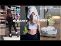 SUNDAY RESET ROUTINE | healthy and productive, cleaning motivation, self care