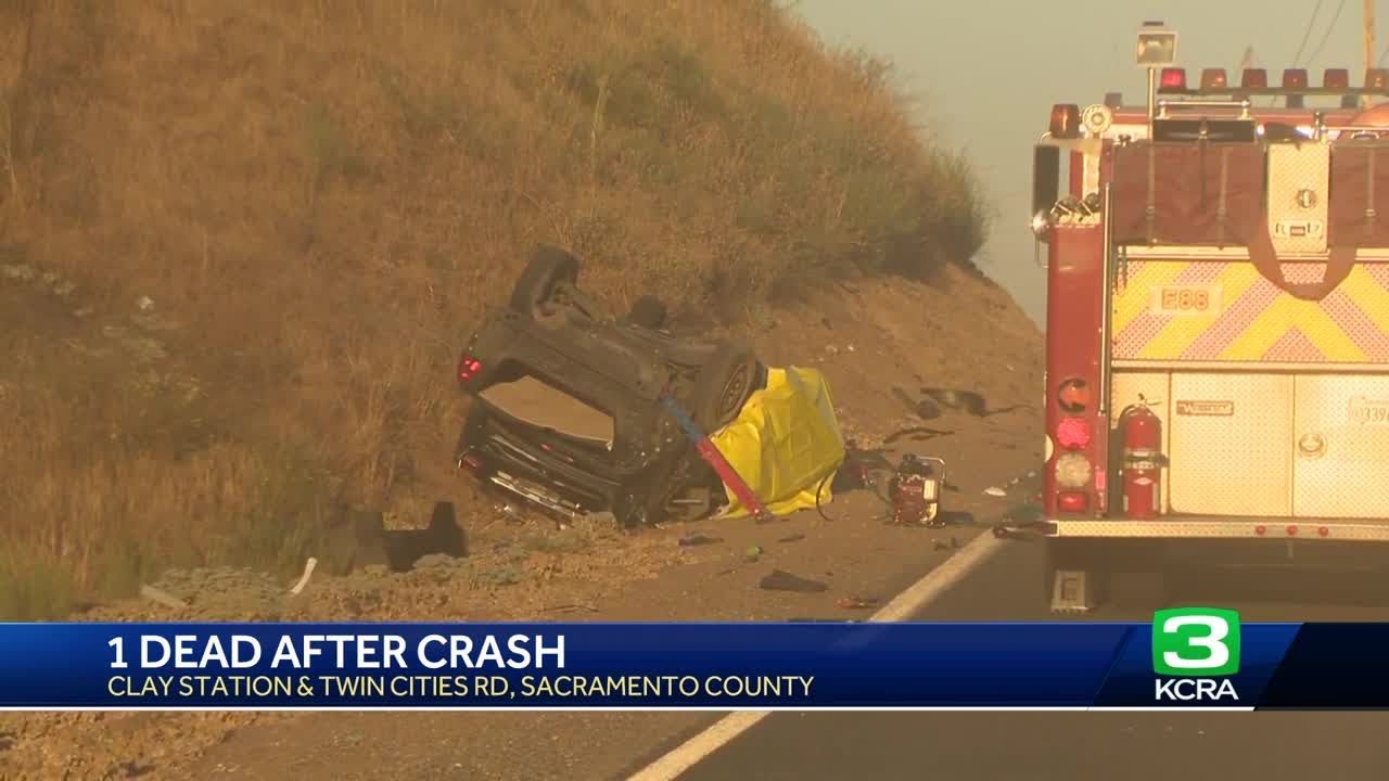 1 killed in rollover crash in Sacramento County, CHP says - YouTube