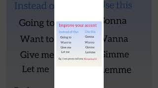 let's improve your accent with these words #improveaccent #improveenglish