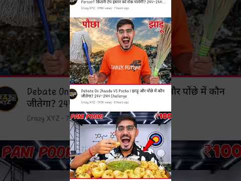 Crazy Xyz 24-24 Chalange Kya Kar payege ye Complete #Crazyxyz #shorts #Crazychalange
