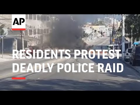 Rio favela residents protest deadly police raid