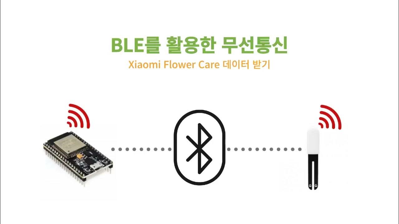 ESP32 + Xiaomi Flower Care BLE통신 YouTube