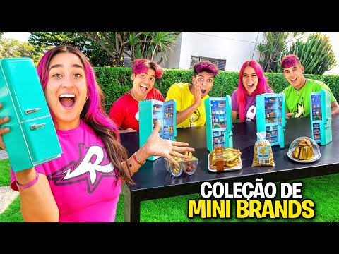 COMPLETAMOS A COLEÇÃO DA MINI GELADEIRA *Mini brands 