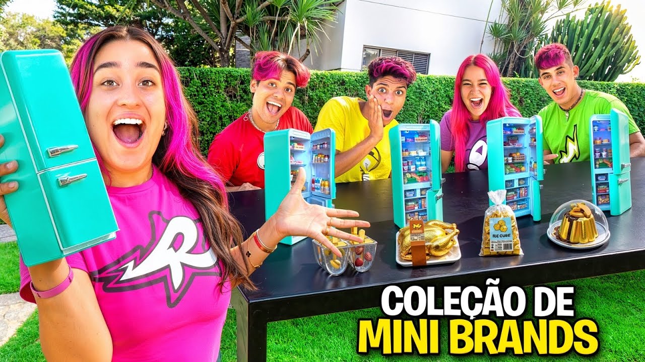 COMPLETAMOS A COLEÇÃO DA MINI GELADEIRA *Mini brands 