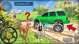 Offroad Jeep Prado Driving - Truck Driver Sim - Fun Animals! - Android gameplay screenshot 2