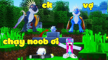 ONE VÀ NOOB YETI TRỞ THÀNH THỢ SĂN TRỨNG RỒNG NADDER DRAGON XUẤT HIỆN TRONG MINECRAFT