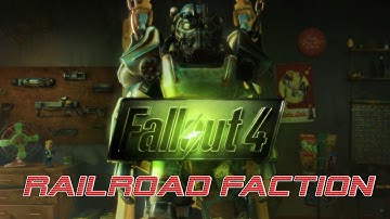 Fallout 4 How to Find & Join Railroad Faction "Road to Freedom" HD