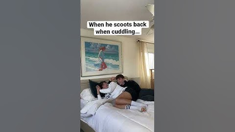 When he scoots back when cuddling 🥄 #shorts | Dion and Sebb #sebasdion