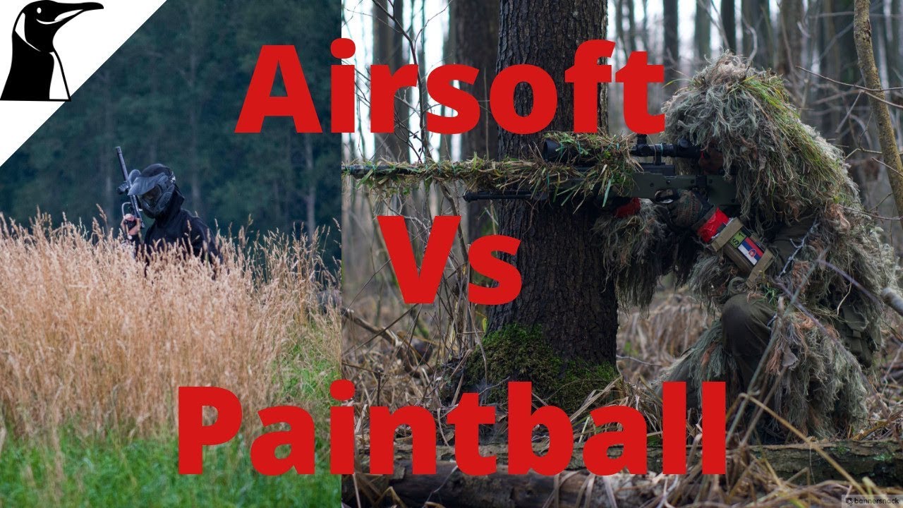 Airsoft VS Paintball YouTube