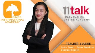Learn English Online with Yvonne at 11talk