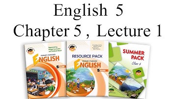 English Class 5 Chapter 5 Lecture 1