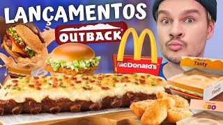 NOVA COSTELA DO OUTBACK RIBS CATUPIRY E MOLHOS DO MC DONALD'S - Vale a pena?