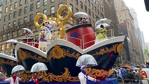 Disney Cruise Line Float | Macys Thanksgiving Day Parade from the Parade Route in New York City