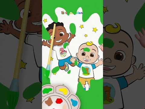 Ayudanos a pintar a Cody y a JJ 🎨 #CaricaturasParaNiños #CoComelon #Pintar