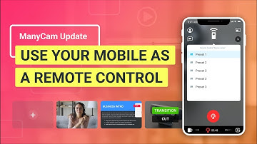 Use Your Mobile As a Remote Control While Live With ManyCam