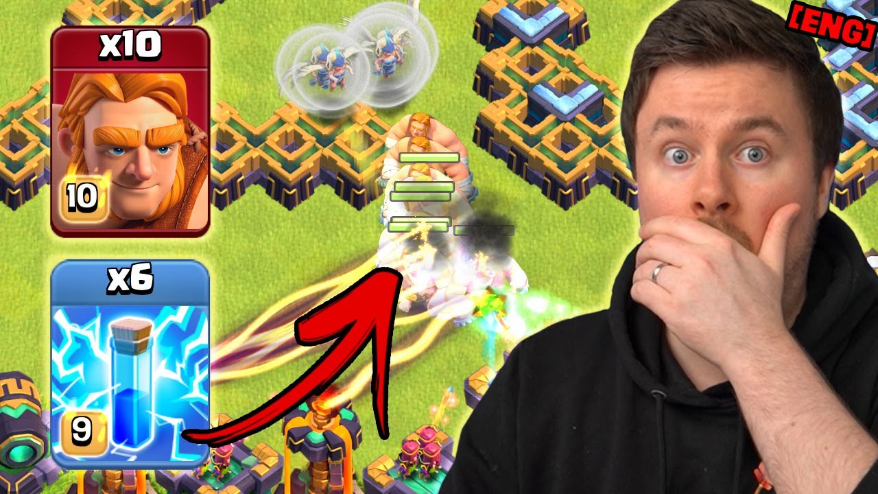 *NEW EASY* Super Giant Lightning Smash in Clash of Clans