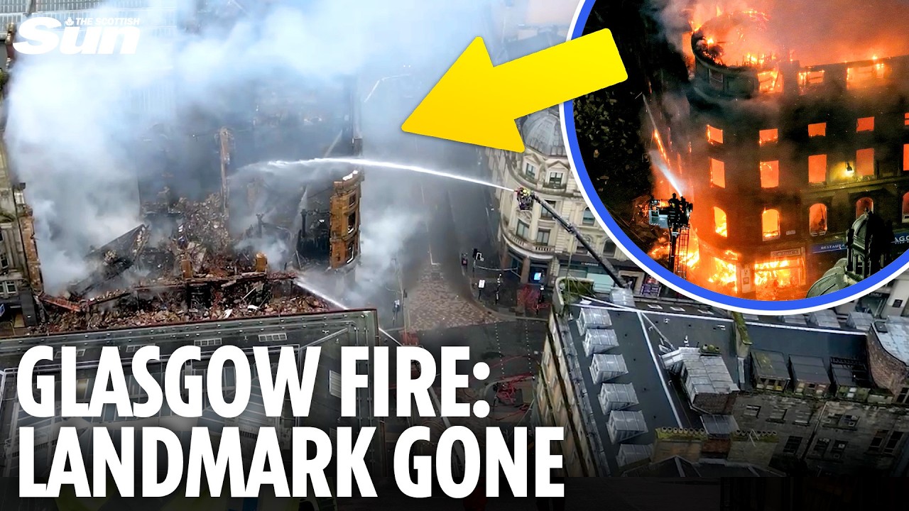 GLASGOW FIRE Businesses destroyed in vape shop inferno as shattered owners broken by blaze