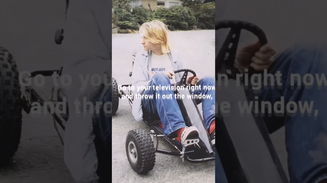 Kurt Cobain about TV 