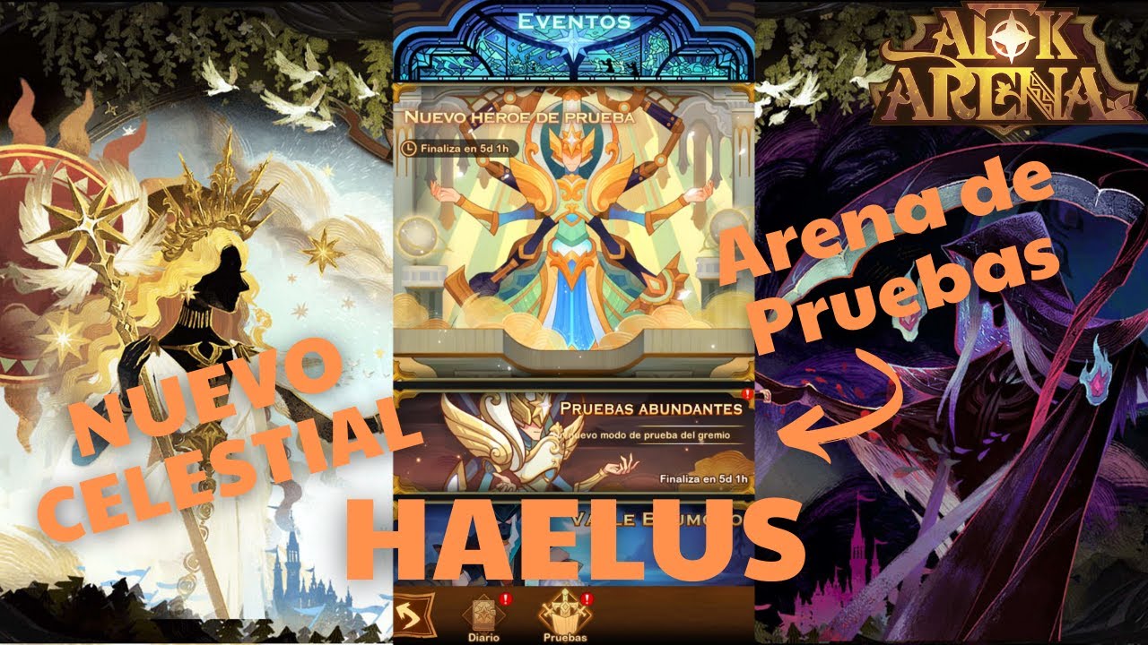 Haelus - Guia Pruebas Abundantes - Arena de Pruebas - AFK Arena