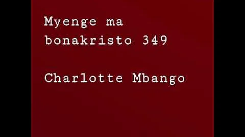 Yesu, muwoedi ka mba : Charlotte MBANGO