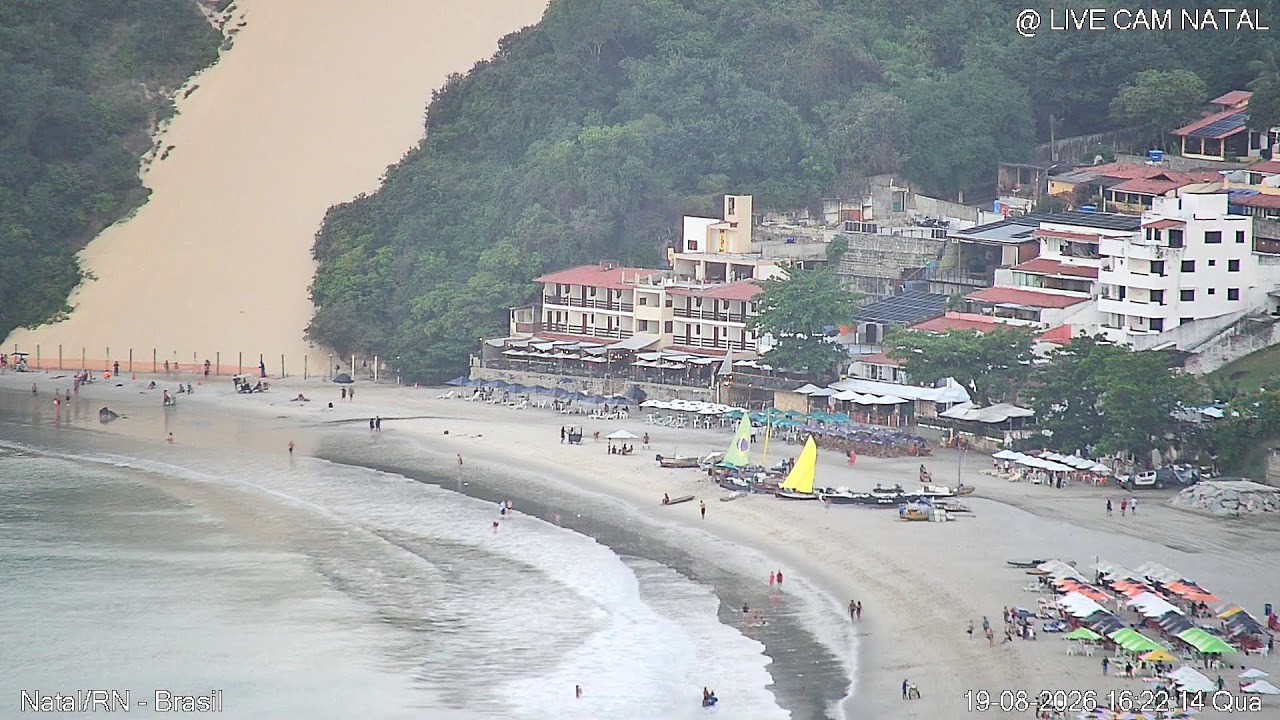 Ponta Negra Beach Live – Natal, Brazil — Natal, Rio Grande do Norte live camera thumbnail