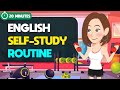 20 minutes english selfstudy routine  practice english learning routine