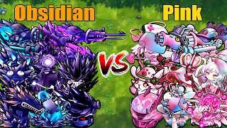 PVZ 1 Fusion 3.7 Challenge!! Team Obsidian VS Team Pink VS 300 Zombie Random - Who Will Win?