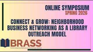 Connect & Grow: Neighborhood Business Networking as a Library Outreach Model