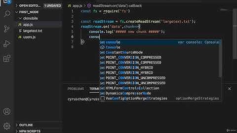 Complete Node js course with express js, socket io, and MongoDB -part 06 ( buffer and stream)
