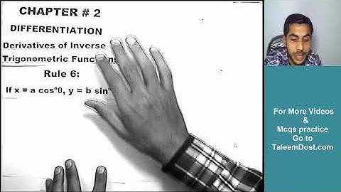 Differentiation | Math Ch 2 (part 3) | Free Video Lectures of FSc/MDCAT/University Entry Tests/Exams