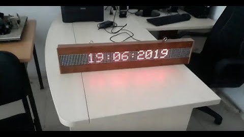 Arduino MAX7219 8x80 Bluetooth Kontrollü Kayan Yazı (Hopa Meslek Yüksekokulu - Mekatronik Programı)