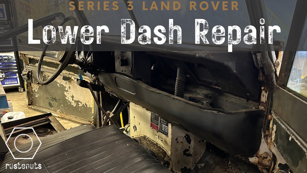 Series 3 Land Rover lower dashboard repair?| Bob's Restoration - Part ...