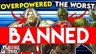5 Fighting Game Characters That Needed To Be BANNED