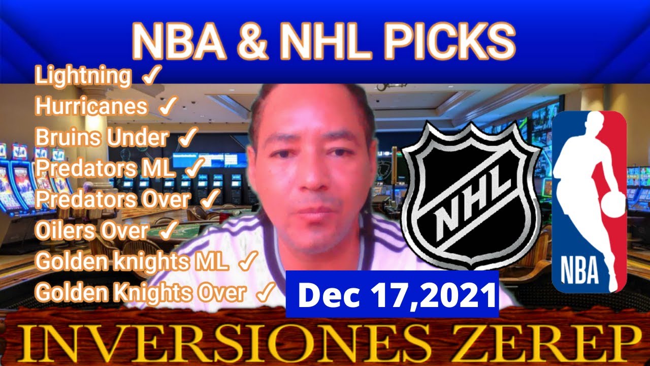 🏀NBA & NHL PICKS AND PREDICTIONS 12/17/2021🏀PICKS AND PARLAYS 🏀HOCKEY