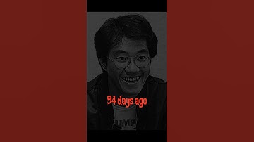 Akira toriyama died 3 months ago...... #anime #animeedit #dbz #akiratoriyama #rip