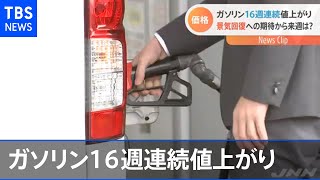ガソリン１６週連続値上がり 値上がり連続期間が最長タイに【Ｎスタ】