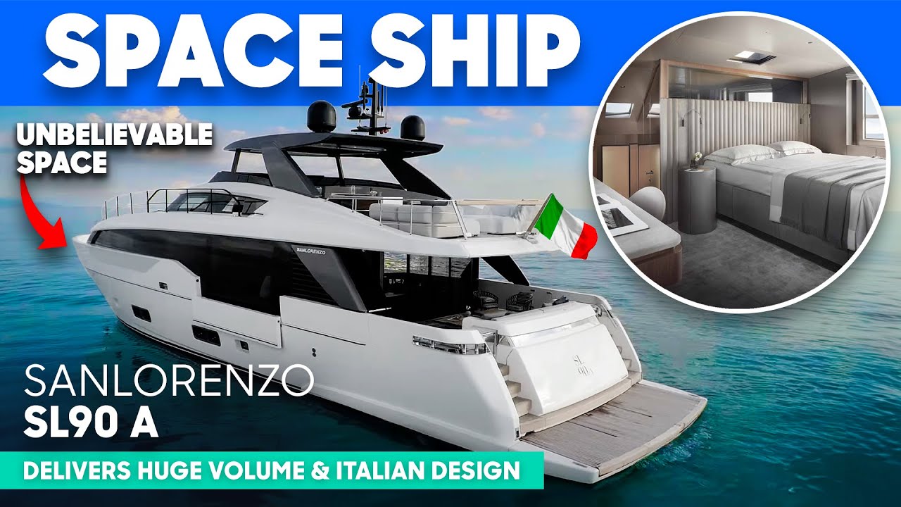 ГЕНИЙ асимметричного дизайна | Обзор и обзор Sanlorenzo SL90