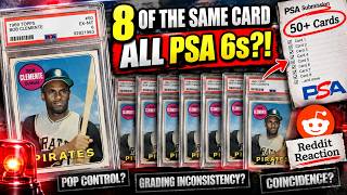 8 OF THE SAME CARD ALL CAME BACK PSA 6?! 🚨 | Reddit Reaction