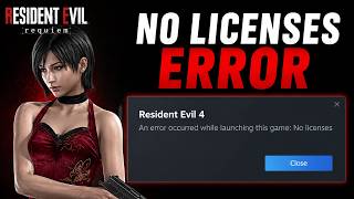 How to FIX Resident evil Requiem No Licenses Error Fix