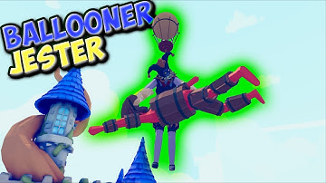 Ballooner Jester vs Every Faction + Bonus - TABS MODS Wild West Faction Update