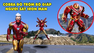 GTA 5 Đột Nhập Vào Nhà Người Sắt IRON MAN Cobra Đỏ Trộm Bộ Giáp MK85 Mới Được Nâng Cấp Từ NANO BOT